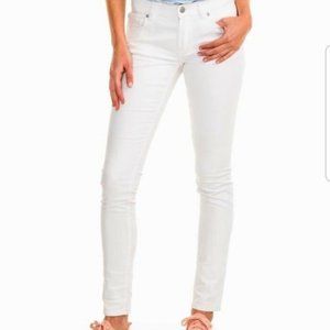 Southern Tide White Resort  Skinny Jeans, NWT!